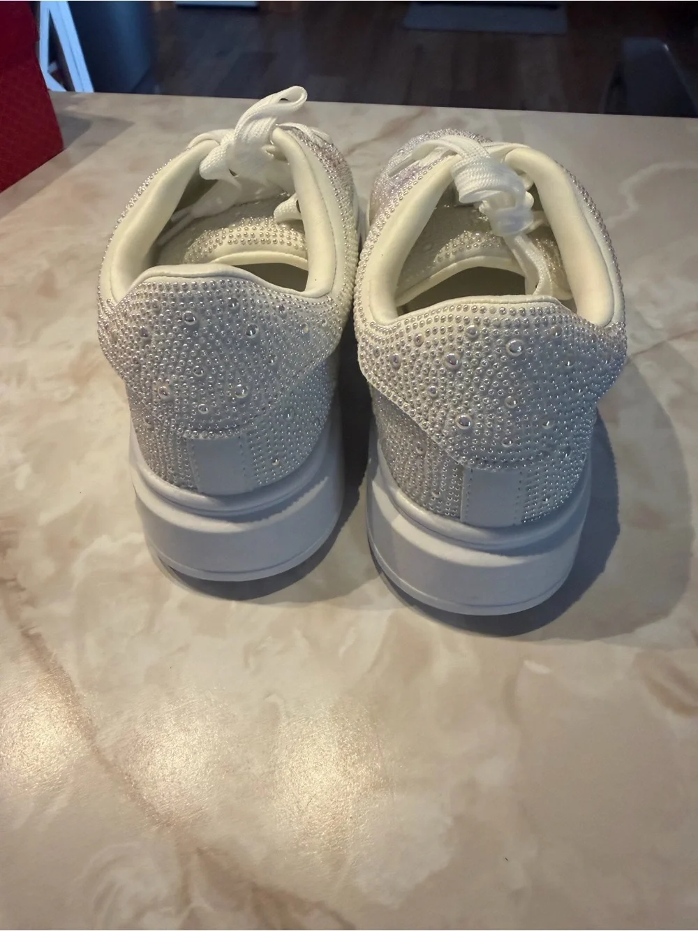 Madden Girl white platform